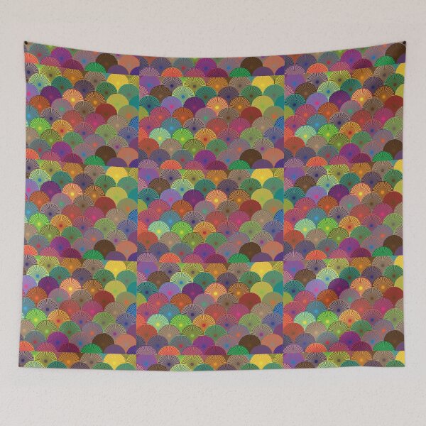 Item preview, Colorful Seamless circle pattern. designed and sold by Kanchan1987.