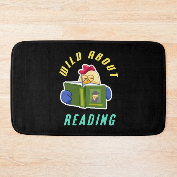 Item preview, Wild about reading. designed and sold by Umiska.