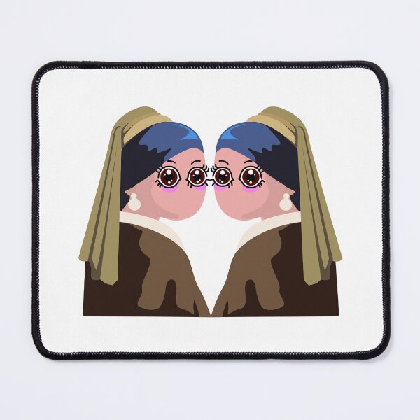 Item preview, Girl With A Pearl Earring Kawaii Style Twins designed and sold by Raju-Creative.