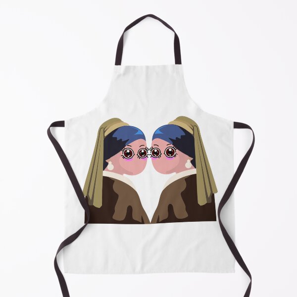 Item preview, Girl With A Pearl Earring Kawaii Style Twins designed and sold by Raju-Creative.