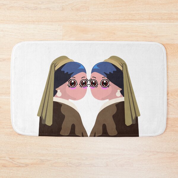 Item preview, Girl With A Pearl Earring Kawaii Style Twins designed and sold by Raju-Creative.