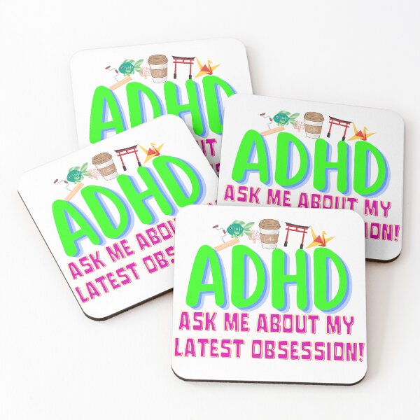 Item preview, ADHD - Ask me about my latest ADHD Obsession - Option 1 designed and sold by TheBerriesADHD.
