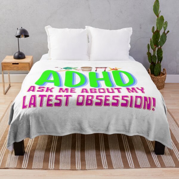 Item preview, ADHD - Ask me about my latest ADHD Obsession - Option 1 designed and sold by TheBerriesADHD.