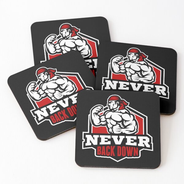 Item preview, NEVER BACK DOWN designed and sold by PrimeDuplex.