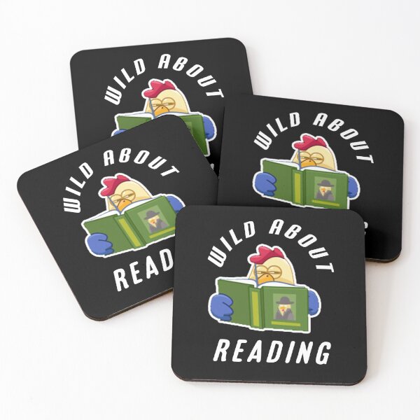 Item preview,  Wild about reading. designed and sold by Umiska.