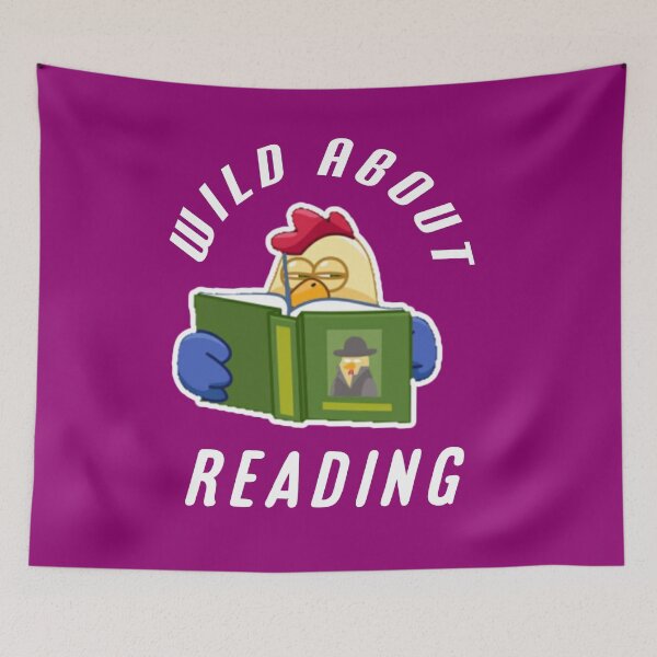 Item preview,  Wild about reading. designed and sold by Umiska.
