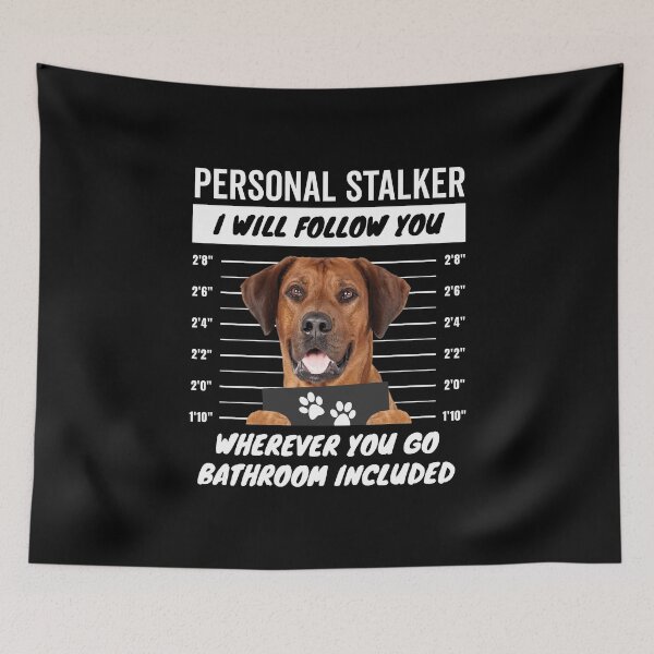 Item preview, Personal Stalker Dog – Rhodesian Ridgeback designed and sold by More Cute Dogs.