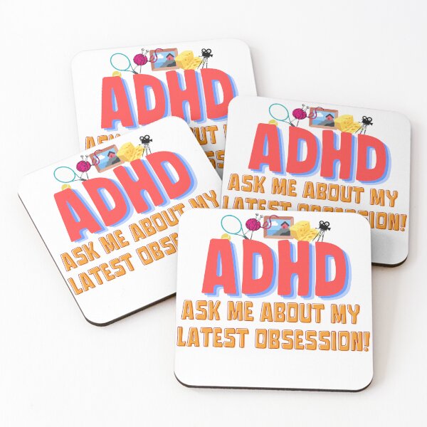 Item preview, ADHD - Ask me about my latest ADHD Obsession - Option 2 designed and sold by TheBerriesADHD.