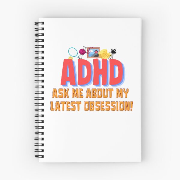 Item preview, ADHD - Ask me about my latest ADHD Obsession - Option 2 designed and sold by TheBerriesADHD.