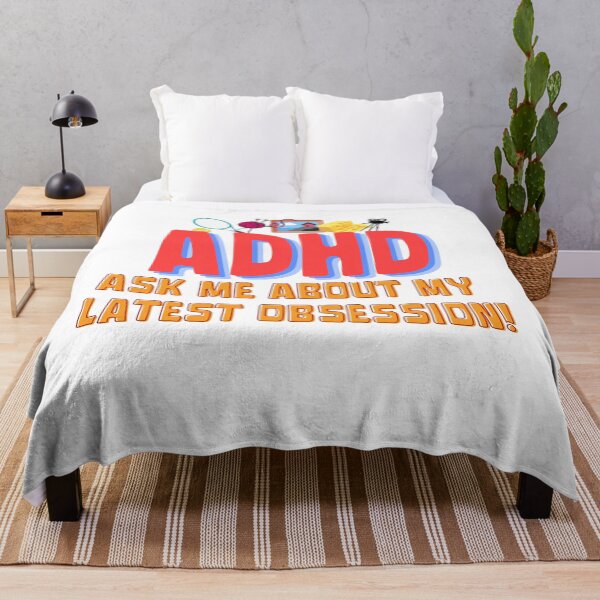 Item preview, ADHD - Ask me about my latest ADHD Obsession - Option 2 designed and sold by TheBerriesADHD.