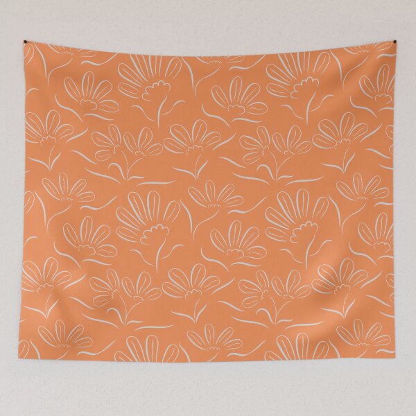 Item preview, Lineart Flower Pattern designed and sold by Hic21.
