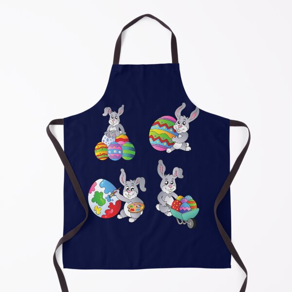 Item preview, cute colorful Easter bunny designed and sold by DahliaBlanche.