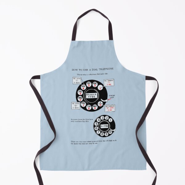Item preview, HOW TO USE A DIAL TELEPHONE designed and sold by ThrowbackAds.