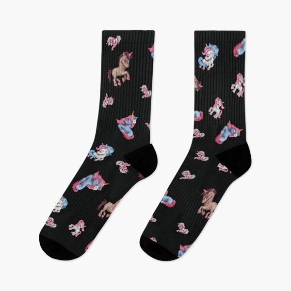 Item preview, Cute unicorns print designed and sold by Grey-Brunette.