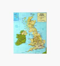 UNITED KINGDOM (MAP) Art Board Print