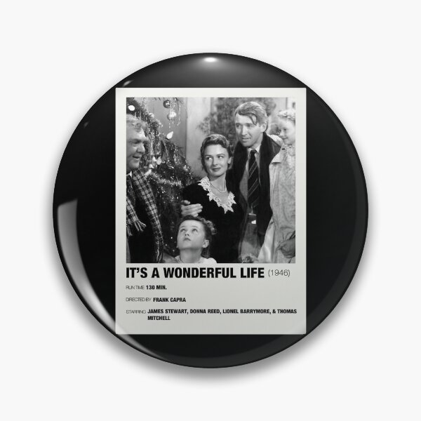 Artikelvorschau, It's A Wonderful Life (1946) Alternativer Filmplakat-Plakataufkleber entworfen und verkauft von NathanHoughton.