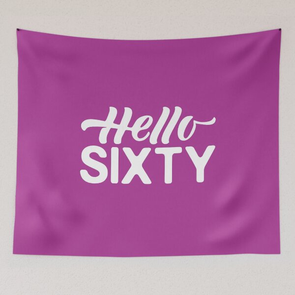 Item preview, Hello Sixty Funny Birthday Gifts for 60 Years Old Mom Dad Wife Husband Grandpa  designed and sold by alenaz.