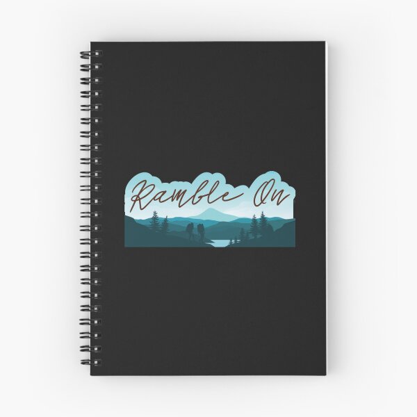 Item preview, Ramble On Classic Rock Lyrics Mountain Landscape designed and sold by ThoCanMilast.