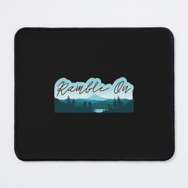 Item preview, Ramble On Classic Rock Lyrics Mountain Landscape designed and sold by ThoCanMilast.