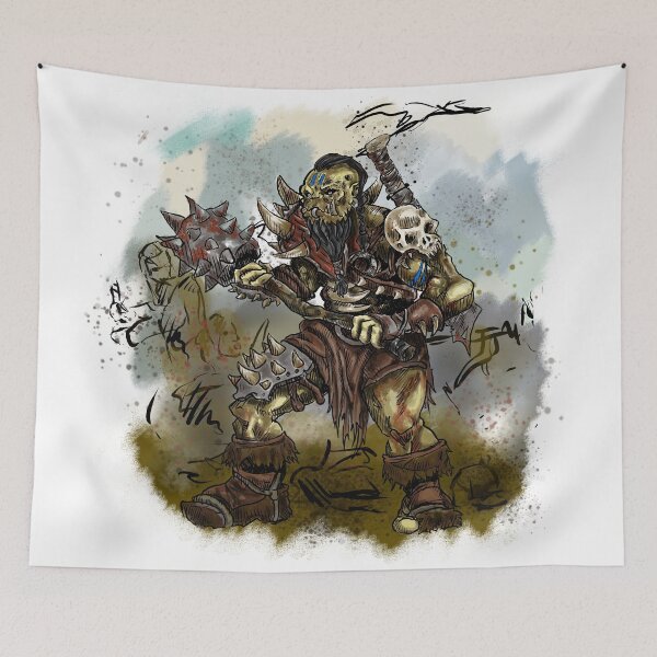 Item preview, Durghul The Orc - Fantasy Character Art designed and sold by readyartz.
