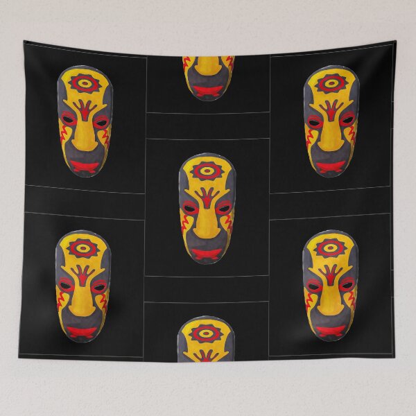 Item preview, Watercolor tribal mask             designed and sold by BrianEvans8560.