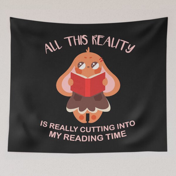 Item preview, all this reality is really cutting into my reading time Essential designed and sold by romanl3.