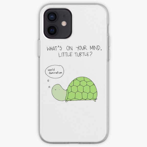 Turtle World Domination Coque souple iPhone
