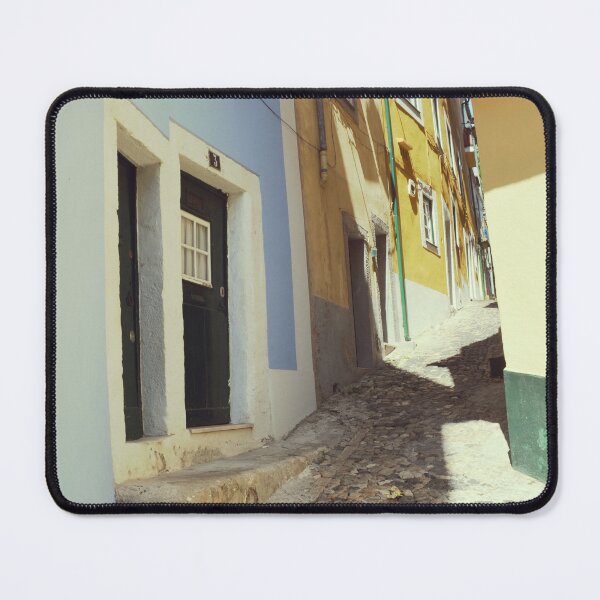 Item preview, Steep narrow alley in old town Lisbon, Portugal designed and sold by CarolinaReina.