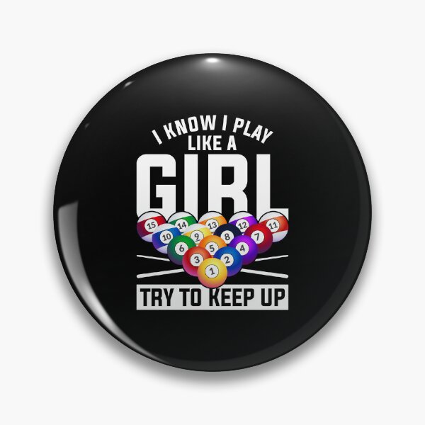 Item preview, Snooker Girls Funny Pool Player Woman Billiard designed and sold by bestshirtdesign.