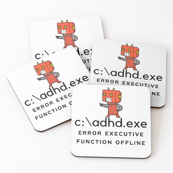 Item preview, ADHD - C:\ADHD.exe - Error Executive Function Offline - Option 1 designed and sold by TheBerriesADHD.
