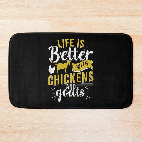 Item preview, Life Is Better With Chickens And Goat Funny Farmer Humor Ranch designed and sold by davetmccall.