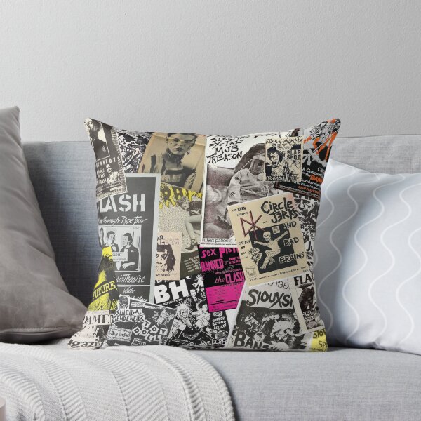 Item preview, Punk Rock Music Flyers Collage designed and sold by Ikaroots.