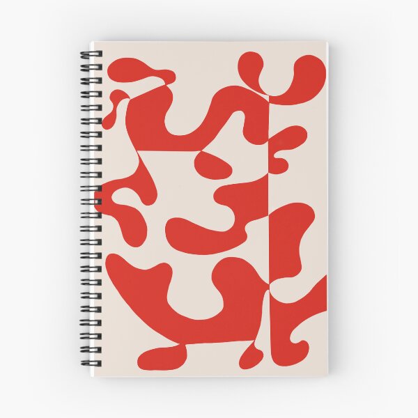 Item preview, abstract shapes in red designed and sold by LuLueb.