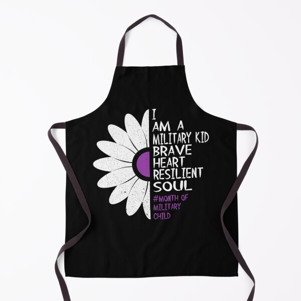Item preview, i am a military kid brave heart resilient soul designed and sold by mellinnshirts.