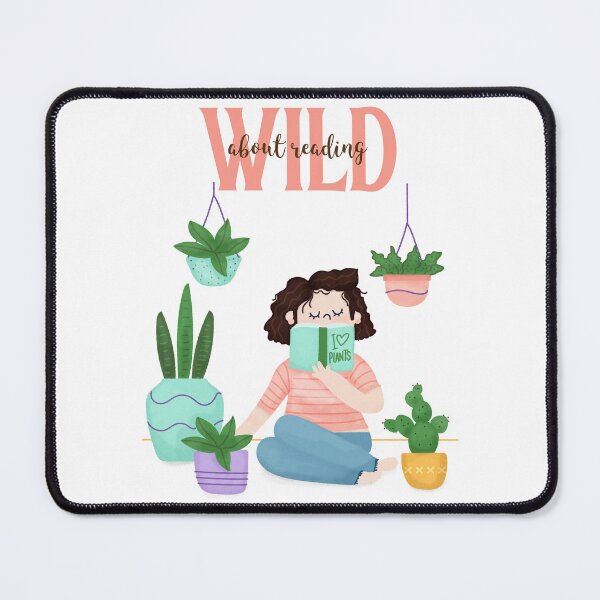 Item preview, Wild About Reading designed and sold by SwordsAndCharms.