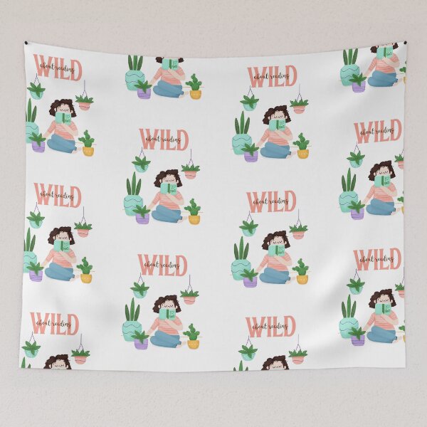 Item preview, Wild About Reading designed and sold by SwordsAndCharms.