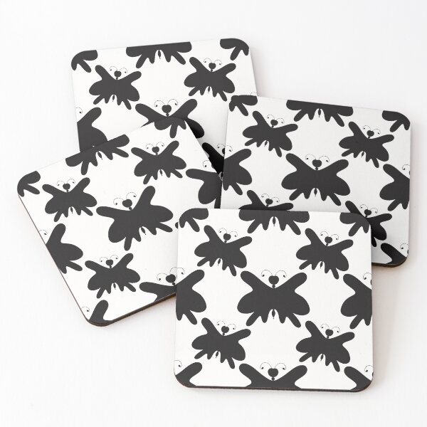 Item preview, Butterfly Black and White Silhouette Pattern  designed and sold by Artistestella.