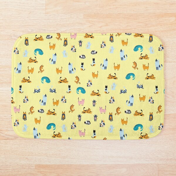 Item preview, Happy cats print designed and sold by Grey-Brunette.