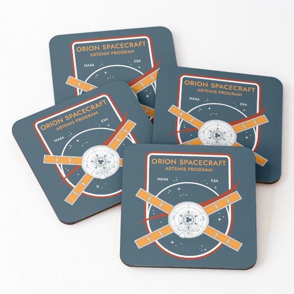 Item preview, Orion Spacecraft. Artemis Program. NASA ESA. Commemorative Badge designed and sold by BGALAXY.