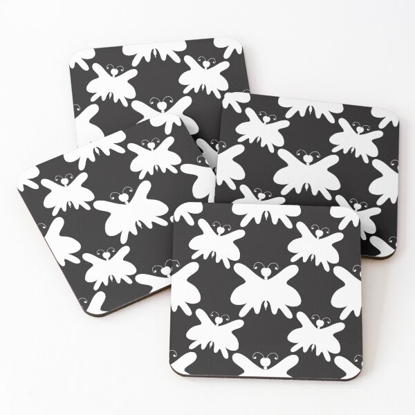 Item preview, Butterfly Black and White Silhouette Pattern  designed and sold by Artistestella.
