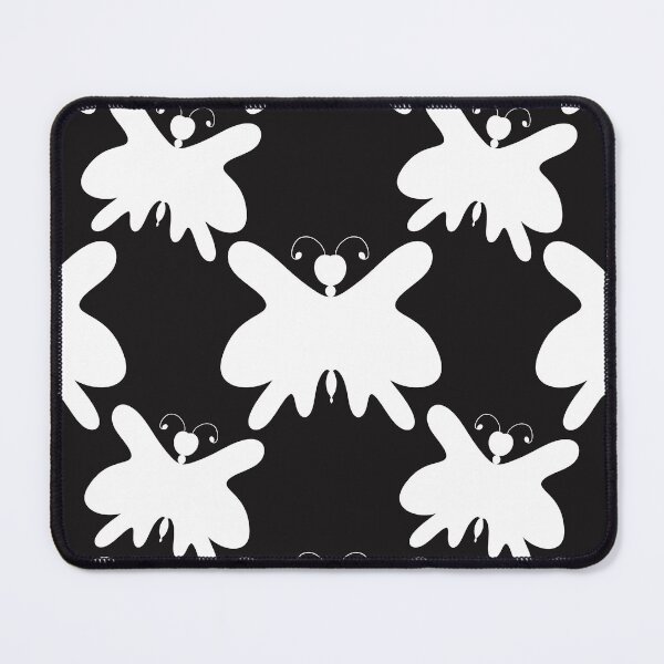 Item preview, Butterfly Black and White Silhouette Pattern designed and sold by Artistestella.