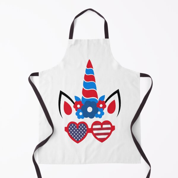 Item preview, American Rebel Cool Unicorn Wearing USA Flag Colors designed and sold by mellinnshirts.