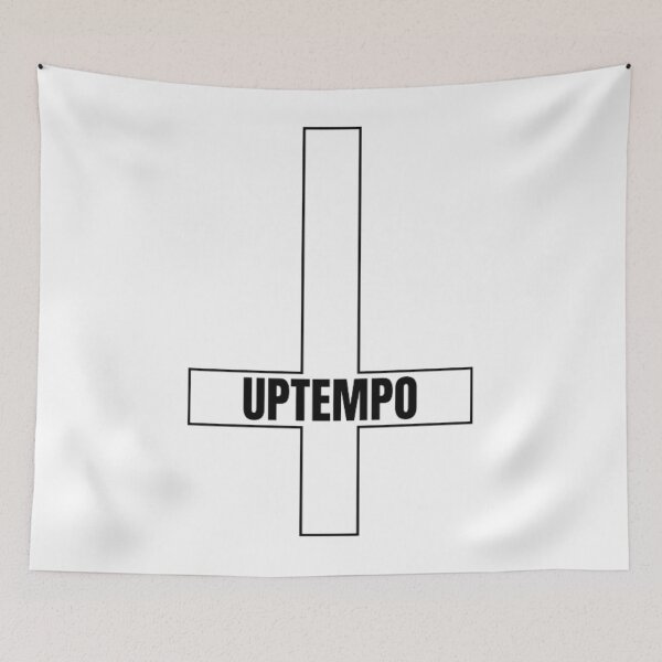Item preview, Uptempo Hardcore Music Gabber Inverted Cross designed and sold by RichTeeDesigns.