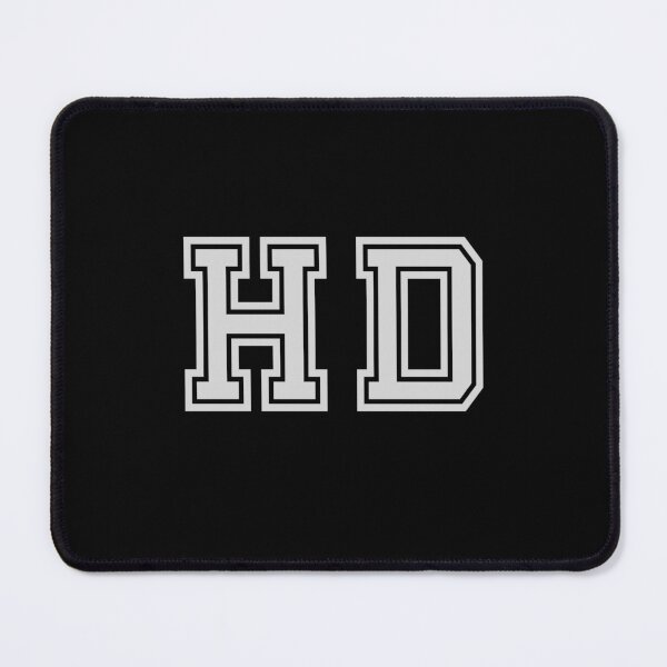 Item preview, H.D. Varsity Initials | Varsity Letters | Black And White | Personalised Gifts designed and sold by Avo And Sriracha.