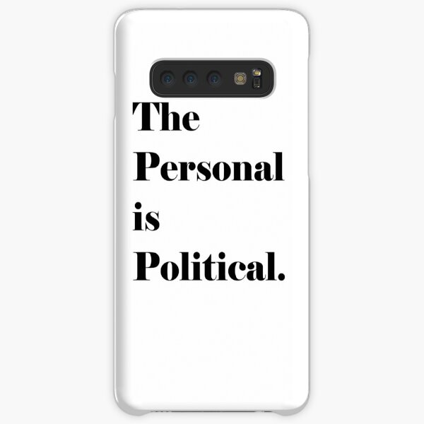 The Personal is Political (Black Lettering) Samsung Galaxy Snap Case