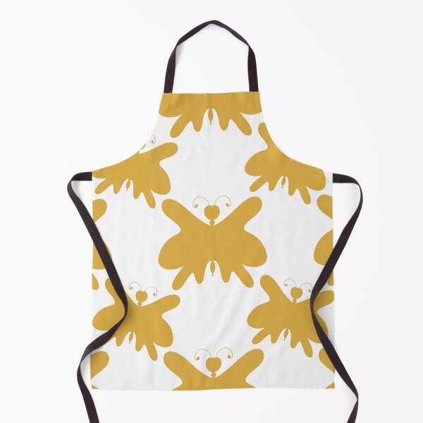 Item preview, Butterfly Yellow and White Silhouette Pattern designed and sold by Artistestella.