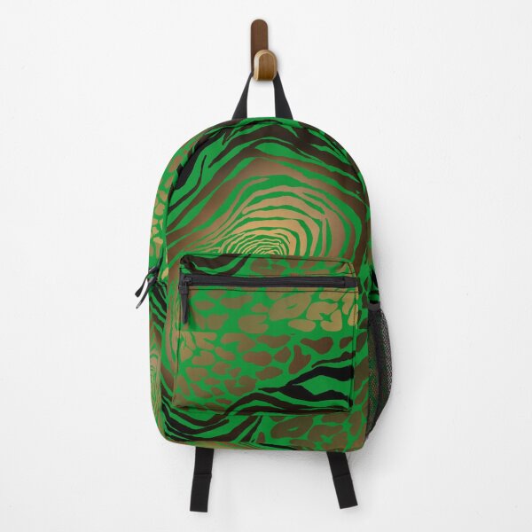 Item preview, Contemporary animal print artwork, animal pattern, jungle pattern, leopard spots, exotic pattern, green zebra seamless designed and sold by ZeinabTaha.