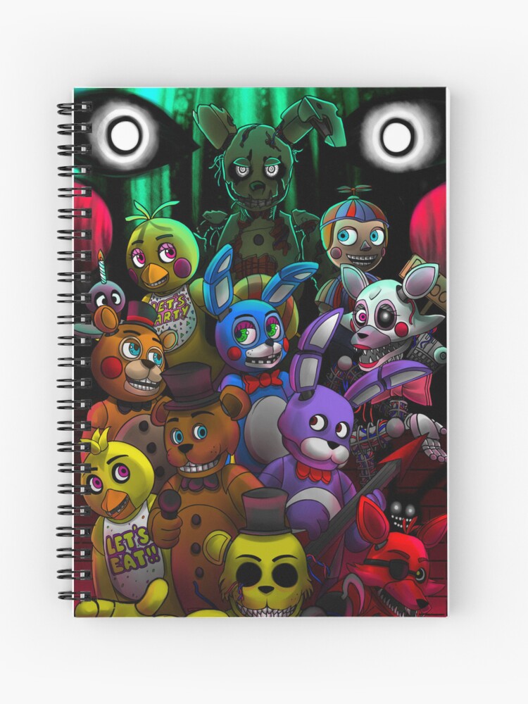 Fnaf Spiral Notebooks for Sale