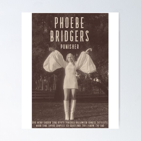 Artikel-Vorschau von Phoebe Bridgers Punisher Album Premium, designt und verkauft von CelineBuzzBuzz.