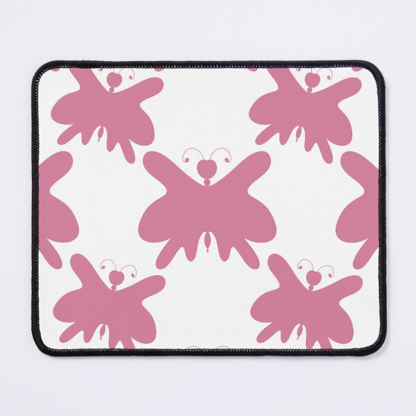 Item preview, Butterfly Pink and White Silhouette Pattern designed and sold by Artistestella.